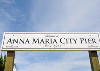 Anna Maria City Pier on Anna Maria Island, Florida with RVA