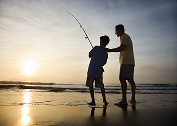 Family Fishing in Sarasota, Florida with RVA Vacation Rentals