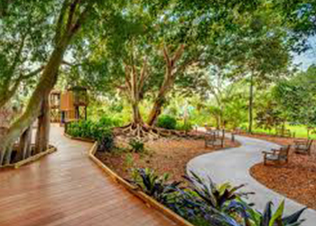 Rainforest Garden at Selby Gardens in Sarasota, FL with RVA