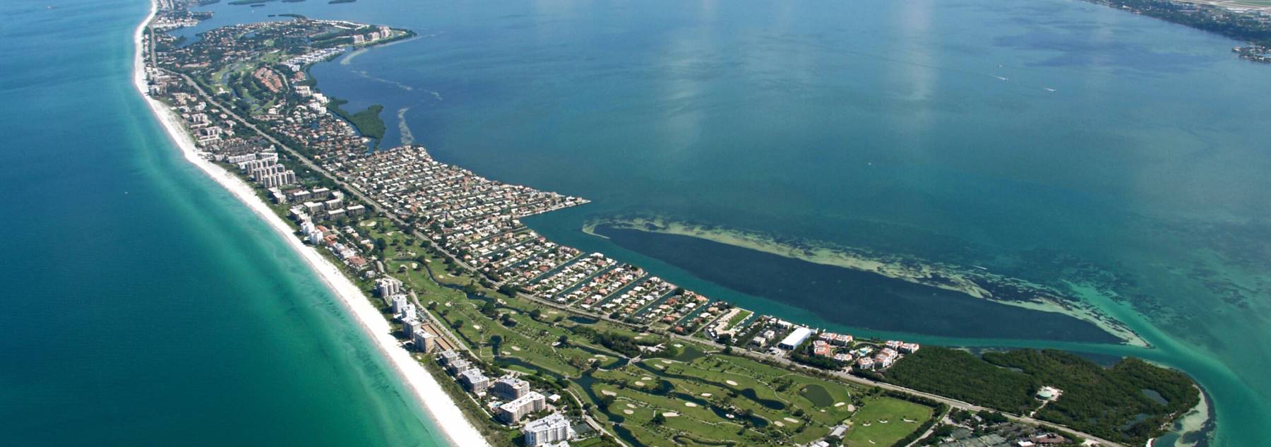 Longboat Key Aerial shot
