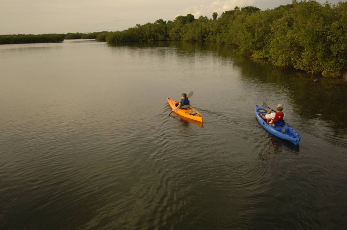 iKayak in Sarasota, Florida with RVA Vacation Rentals