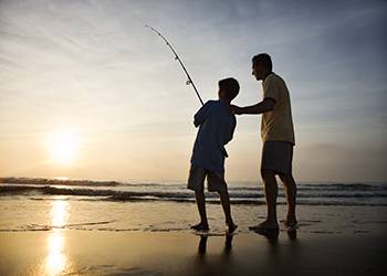 Family Fishing in Sarasota, Florida with RVA Vacation Rentals