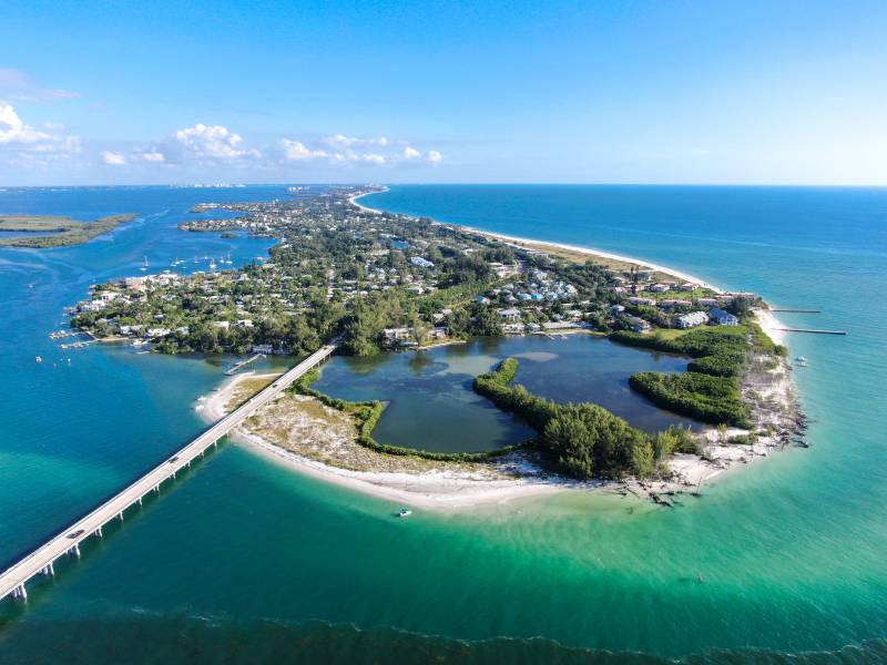 Aerial view of Longboat Key